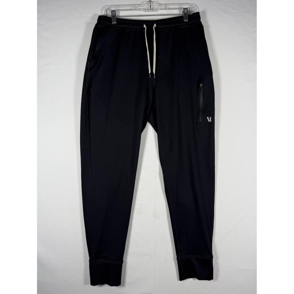 Vuori Sunday Performance Jogger Pants Mens Medium Black Drawstring Sweatpants